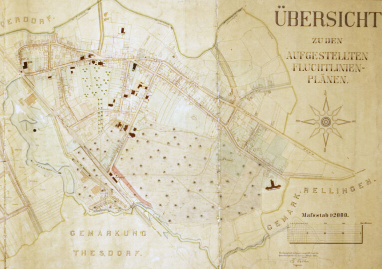 Stadtplan Pinneberg 1903