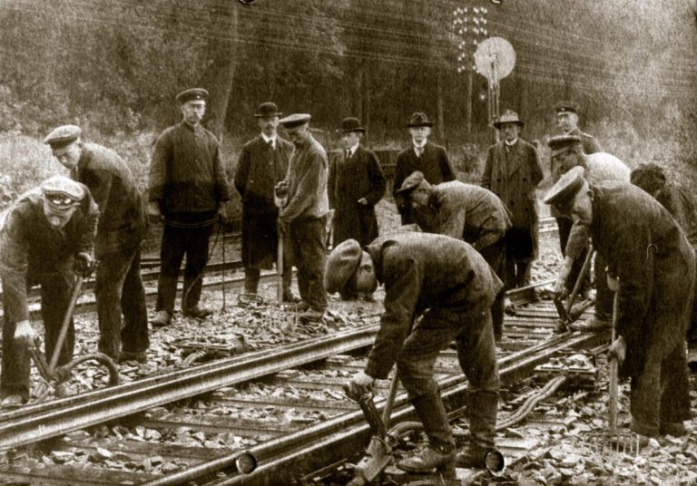 Vorführung ILO Gleisbaumaschinen